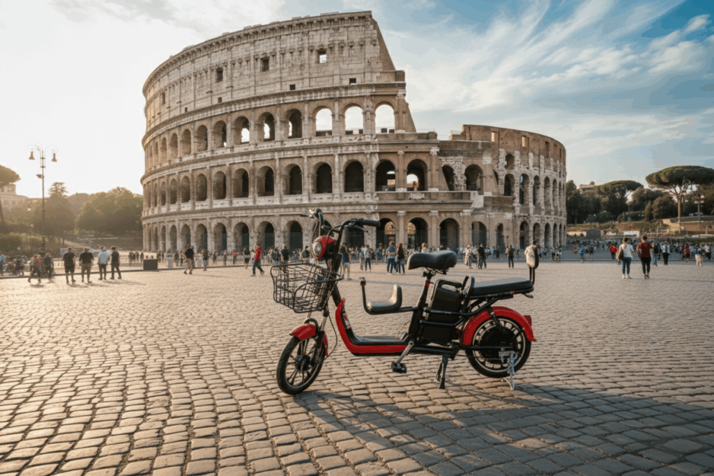 Bicicleta Eléctrica tres Puestos 02