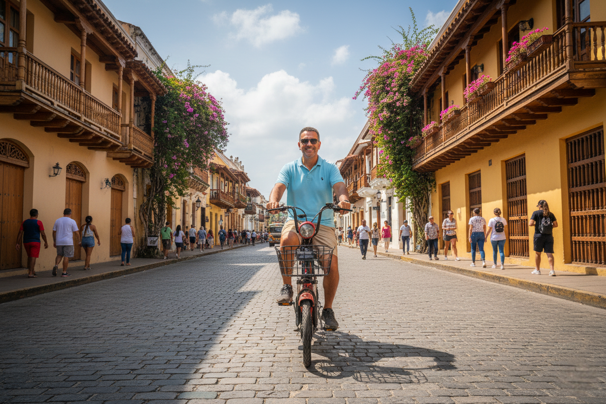 Bicicleta Eléctrica tres Puestos Cliente 02